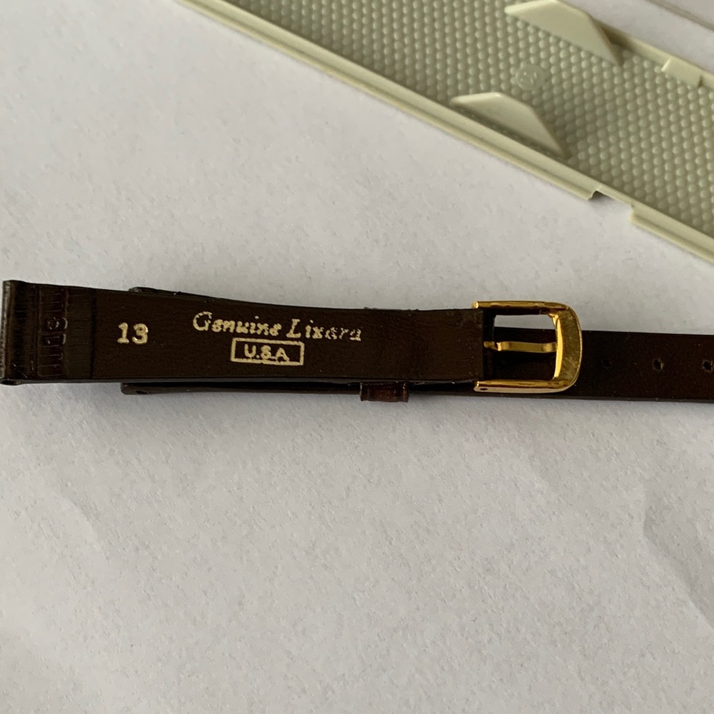 Genuine Lizard Brown Watch Band 13 - Picture 2 of 4